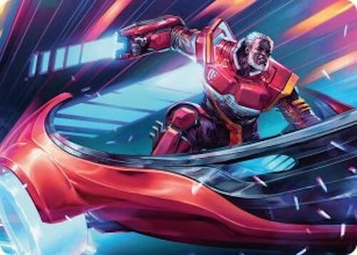 Image for Kolodin, Triumph Caster Art Card (17) (Art Series: Aetherdrift) - Magic: The Gathering
