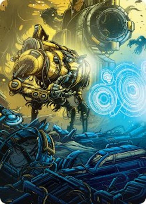 Image for Mendicant Core, Guidelight Art Card (1/54) (1) (Art Series: Aetherdrift) - Magic: The Gathering