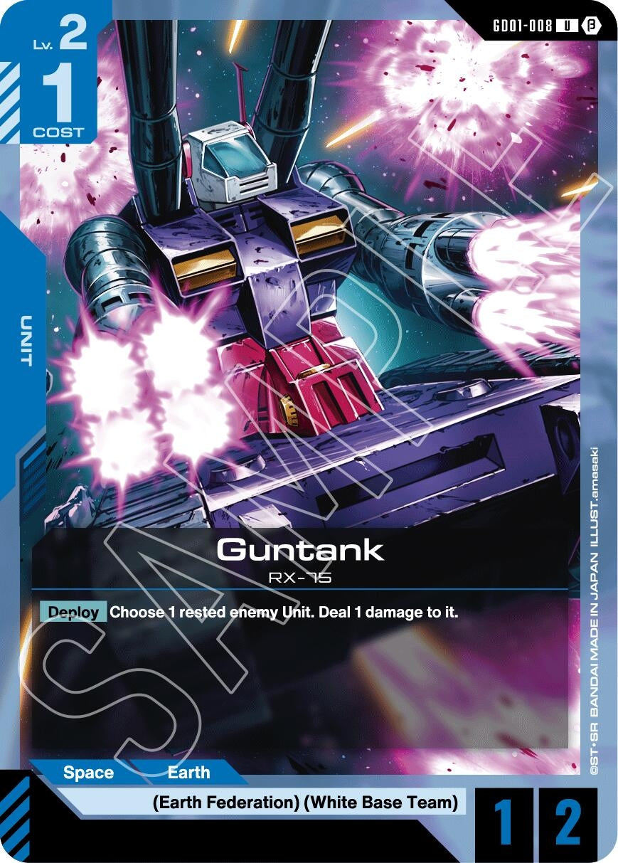 Image for Guntank (GD01-008) (Edition Beta) - Gundam Card Game