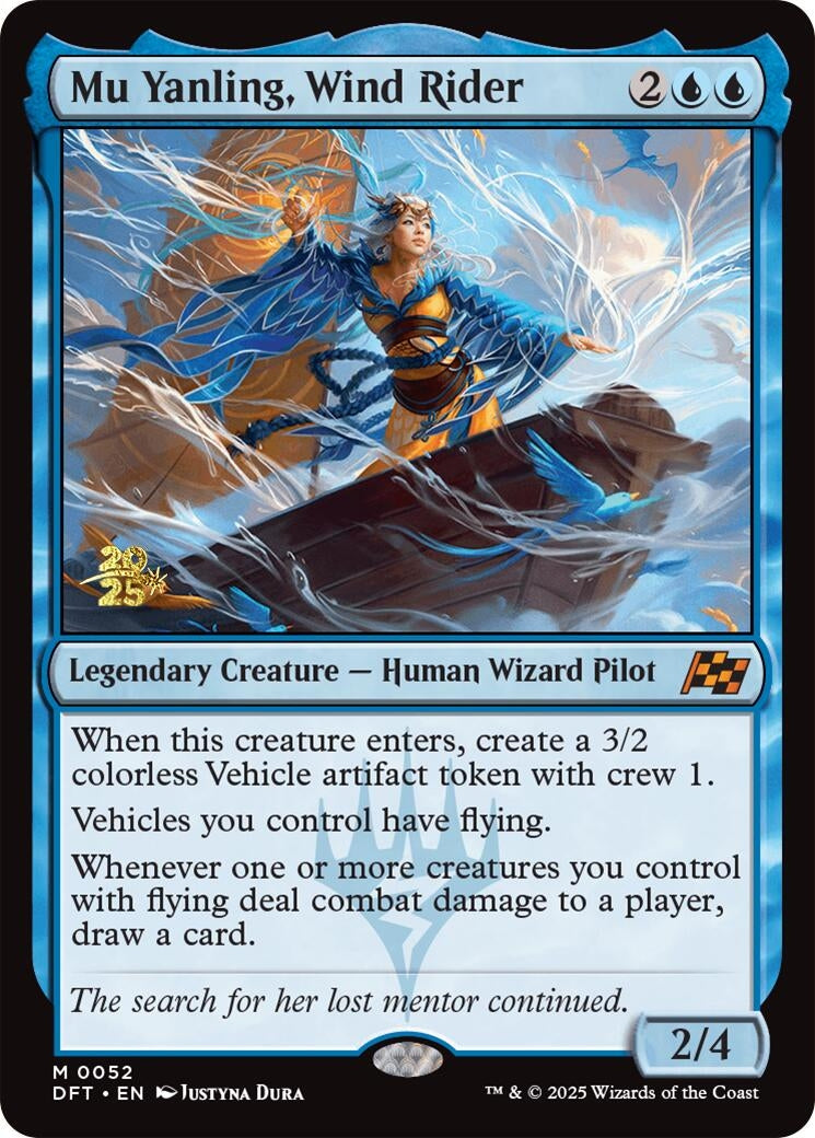 Image for Mu Yanling, Wind Rider (52) (Prerelease Cards) - Magic: The Gathering