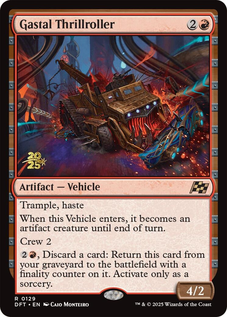 Image for Gastal Thrillroller (129) (Prerelease Cards) - Magic: The Gathering
