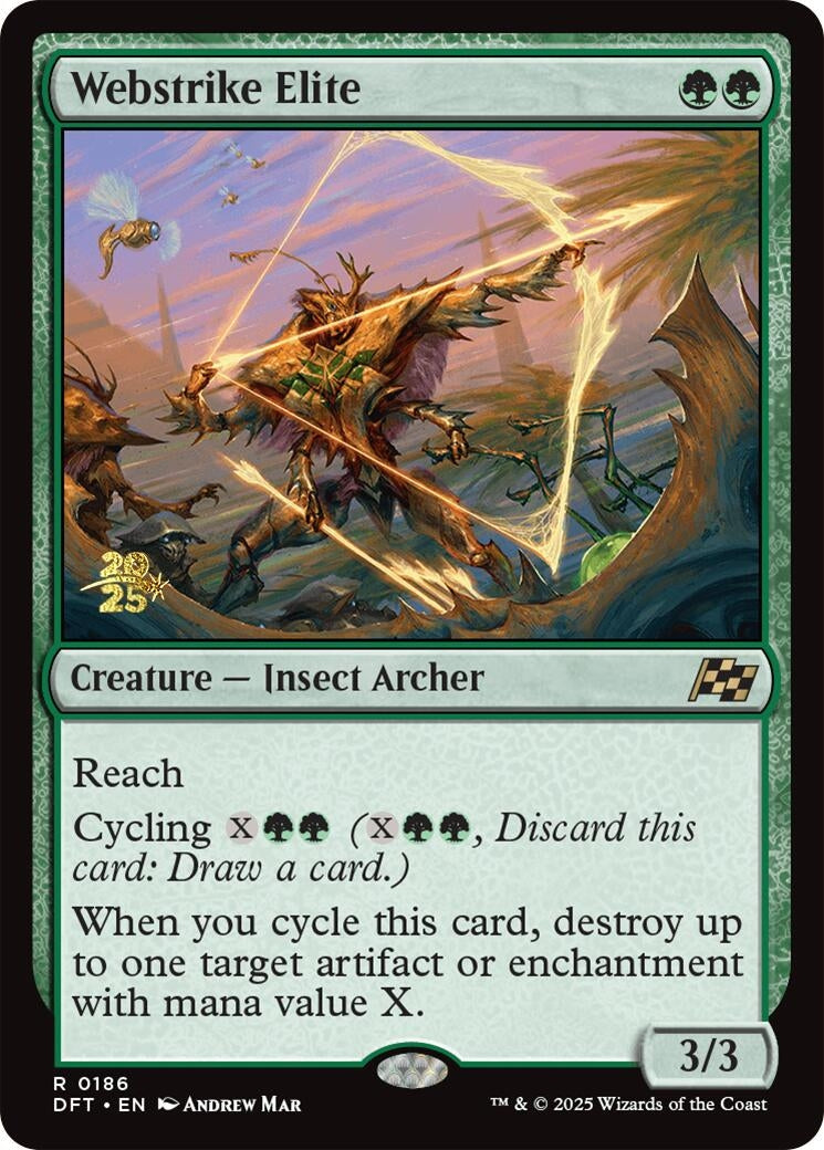Image for Webstrike Elite (186) (Prerelease Cards) - Magic: The Gathering