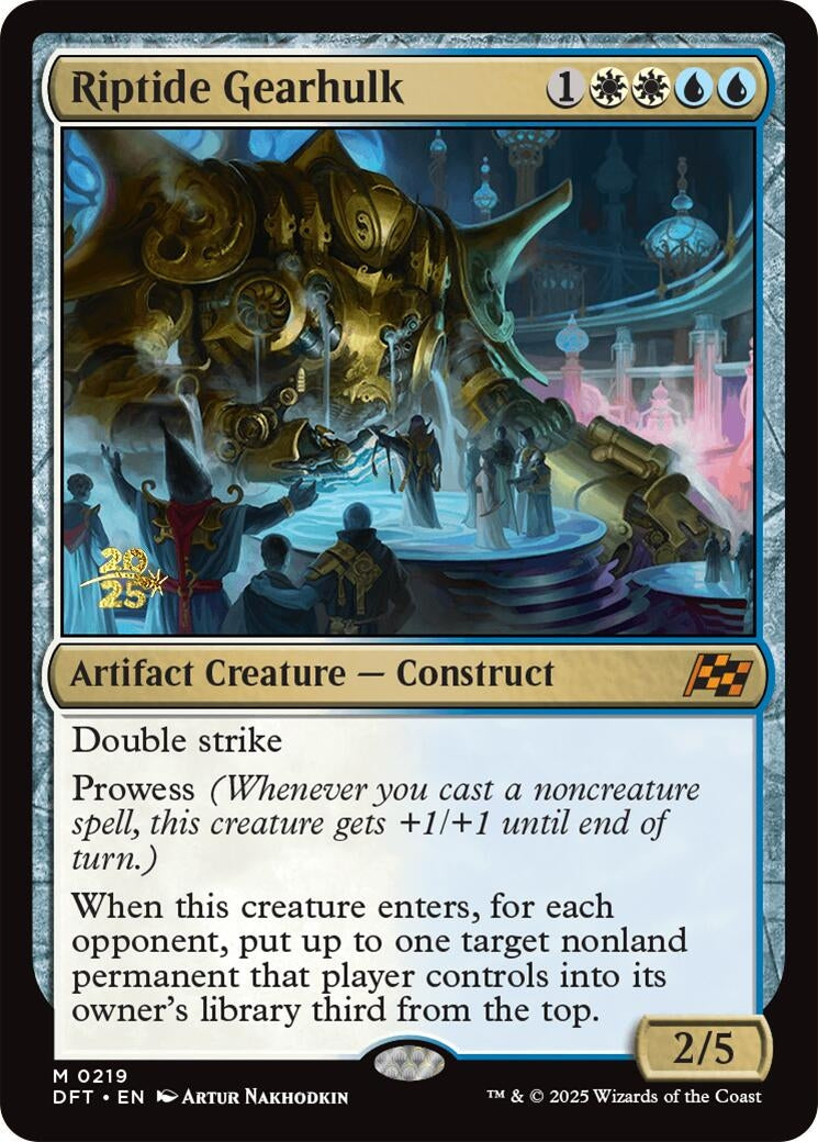 Image for Riptide Gearhulk (219) (Prerelease Cards) - Magic: The Gathering