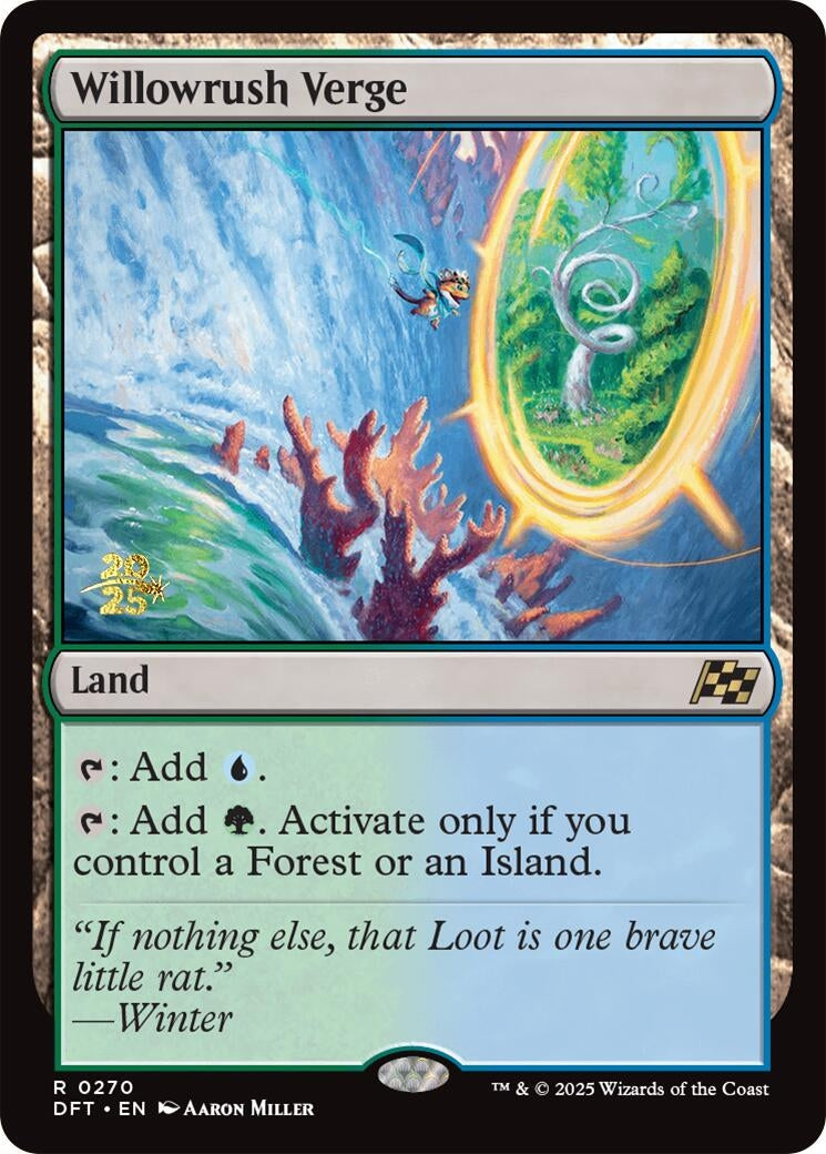 Image for Willowrush Verge (270) (Prerelease Cards) - Magic: The Gathering