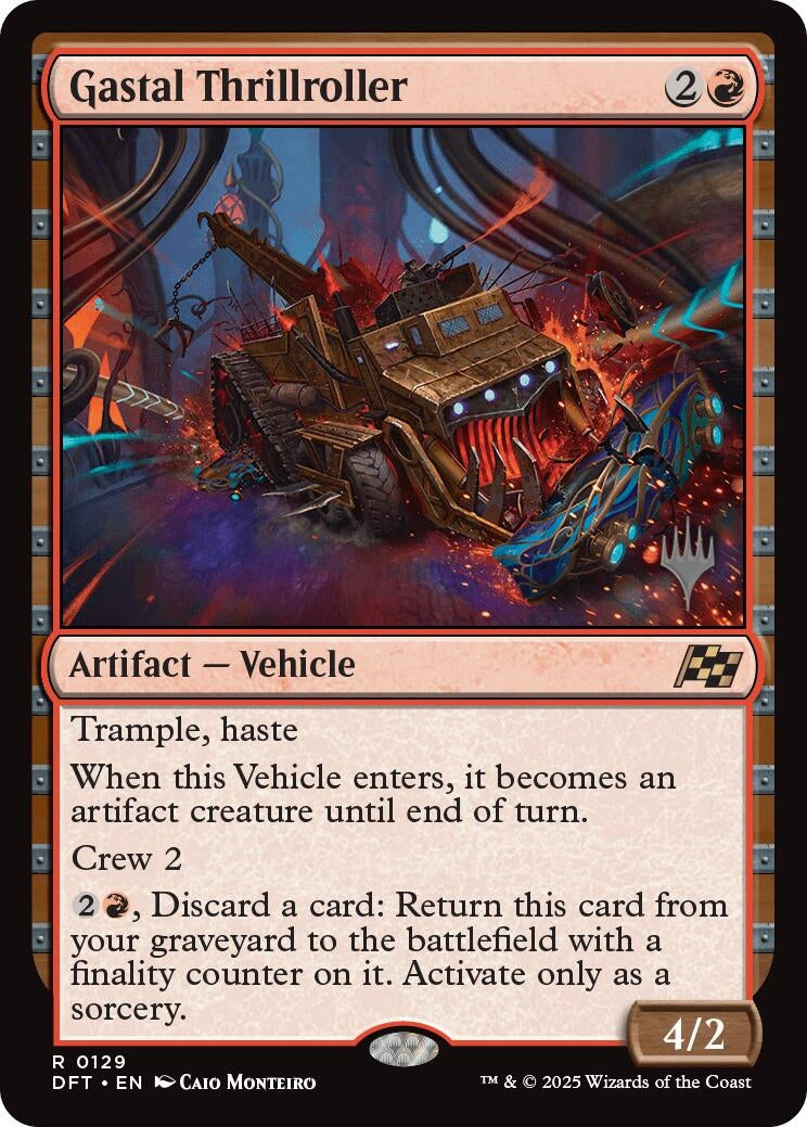 Image for Gastal Thrillroller (129) (Promo Pack: Aetherdrift) - Magic: The Gathering