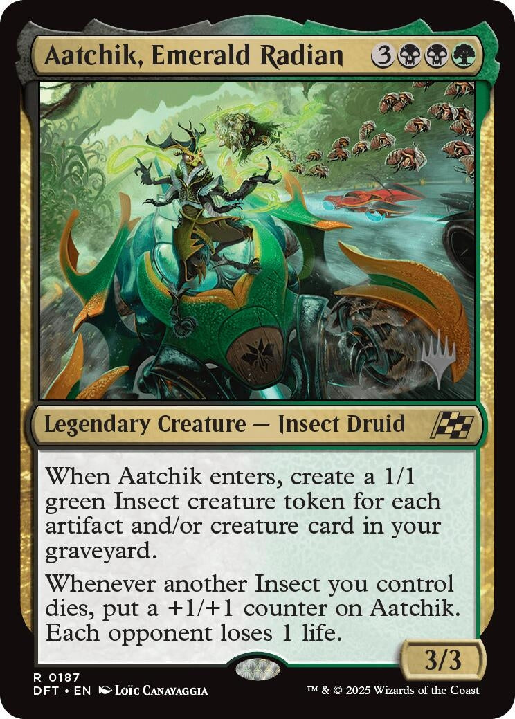 Image for Aatchik, Emerald Radian (187) (Promo Pack: Aetherdrift) - Magic: The Gathering