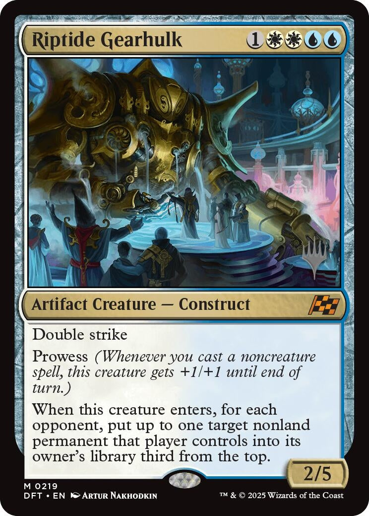 Image for Riptide Gearhulk (219) (Promo Pack: Aetherdrift) - Magic: The Gathering