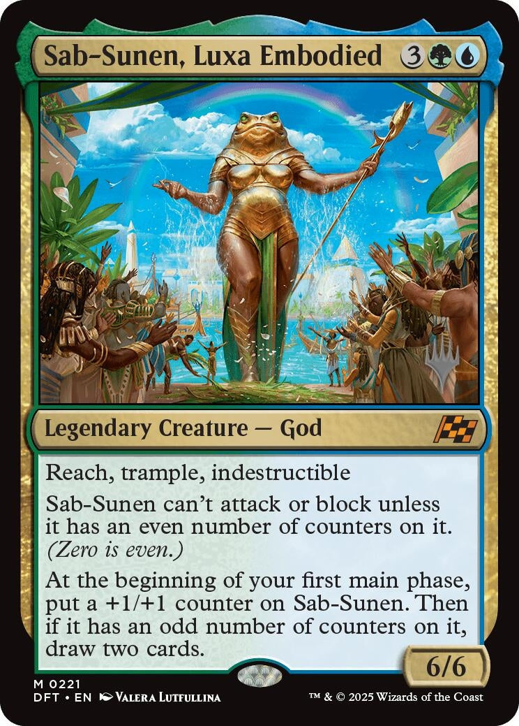 Image for Sab-Sunen, Luxa Embodied (221) (Promo Pack: Aetherdrift) - Magic: The Gathering