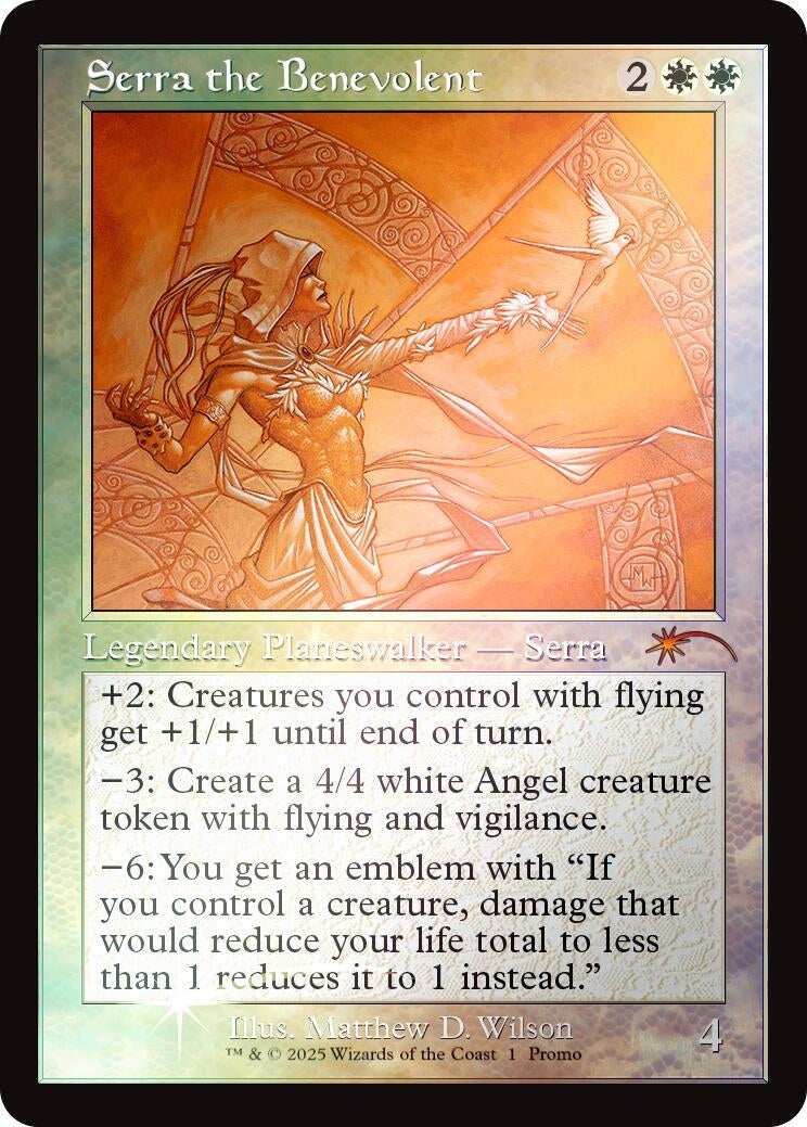 Image for Serra the Benevolent (Retro Frame) (1) (Secret Lair Drop Series) - Magic: The Gathering