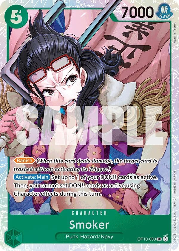 Image for Smoker (030) (OP10-030) (Royal Blood) - One Piece Card Game