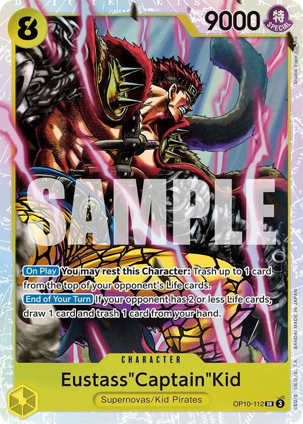 Image for Eustass"Captain"Kid (112) (OP10-112) (Royal Blood) - One Piece Card Game