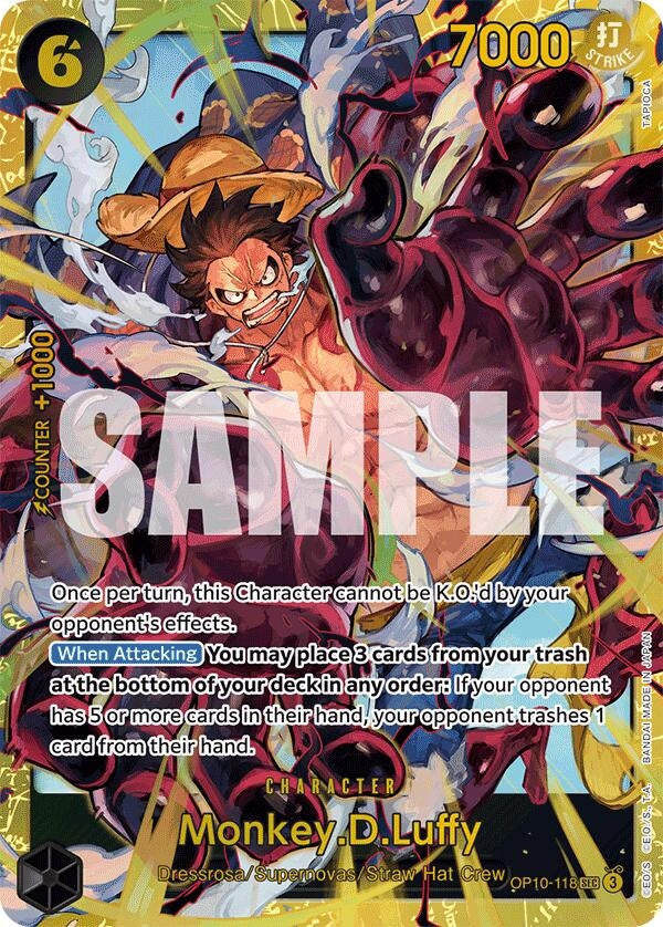 Image for Monkey.D.Luffy (118) (OP10-118) (Royal Blood) - One Piece Card Game