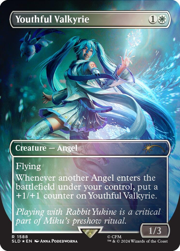 Image for Youthful Valkyrie (Rainbow Foil) (1588) (Secret Lair Drop Series) - Magic: The Gathering