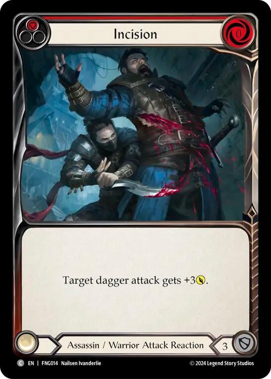 Image for Incision (Red) (FNG014) (Blitz Deck: The Hunted - Fang) - Flesh and Blood TCG