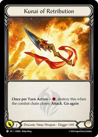 Image for Kunai of Retribution (CIN002) (Blitz Deck: The Hunted - Cindra) - Flesh and Blood TCG