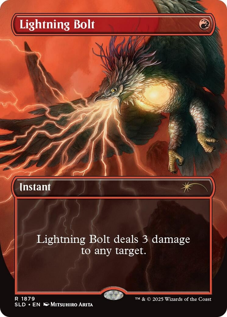 Image for Lightning Bolt (1879) (1879) (Secret Lair Drop Series) - Magic: The Gathering
