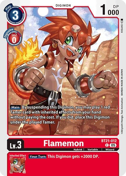 Flamemon (BT21-012 C) (World Convergence)