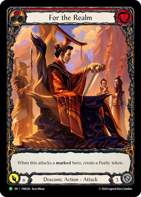 Image for For the Realm - FAB320 (FAB320) (Flesh and Blood: Promo Cards) - Flesh and Blood TCG