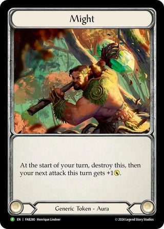 Image for Might - FAB280 (FAB280) (Flesh and Blood: Promo Cards) - Flesh and Blood TCG