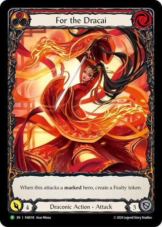 Image for For the Dracai - FAB318 (FAB318) (Flesh and Blood: Promo Cards) - Flesh and Blood TCG