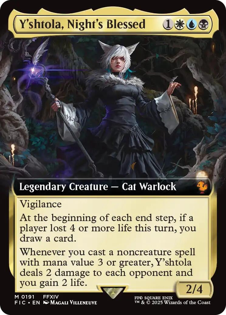 Y'shtola, Night's Blessed (Extended Art) (191) (Commander: FINAL FANTASY)