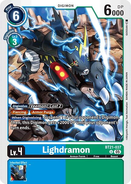 Lighdramon (BT21-037 U) (World Convergence)