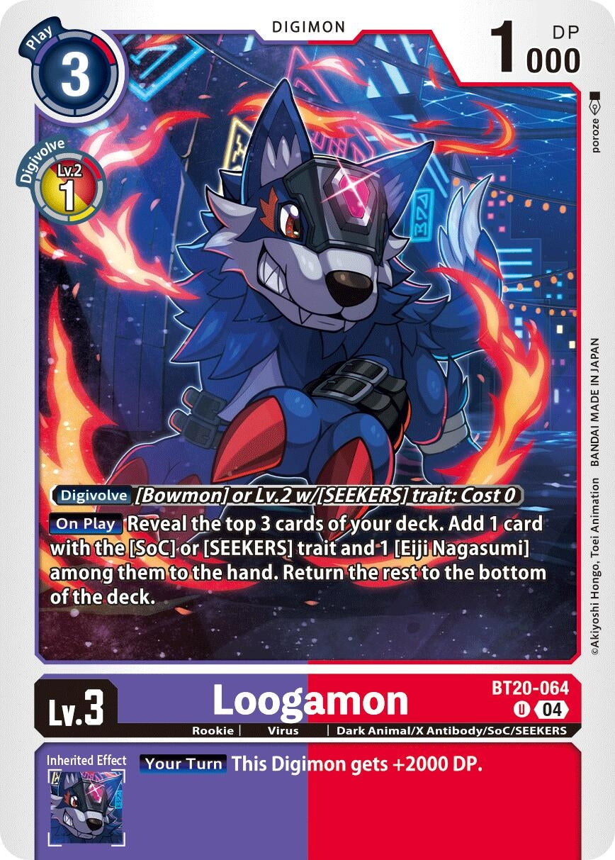 Image for Loogamon (BT20-064 U) (Release Special Booster 2.5 Celebration Event Cards) - Digimon Card Game