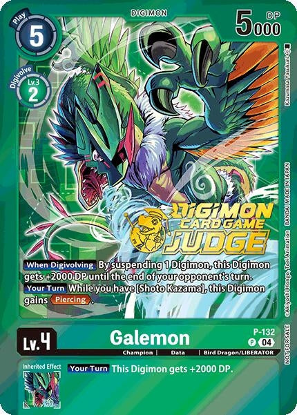 Image for Galemon (Judge Pack 2025 Wave 1) (P-132 P) (Digimon Promotion Cards) - Digimon Card Game