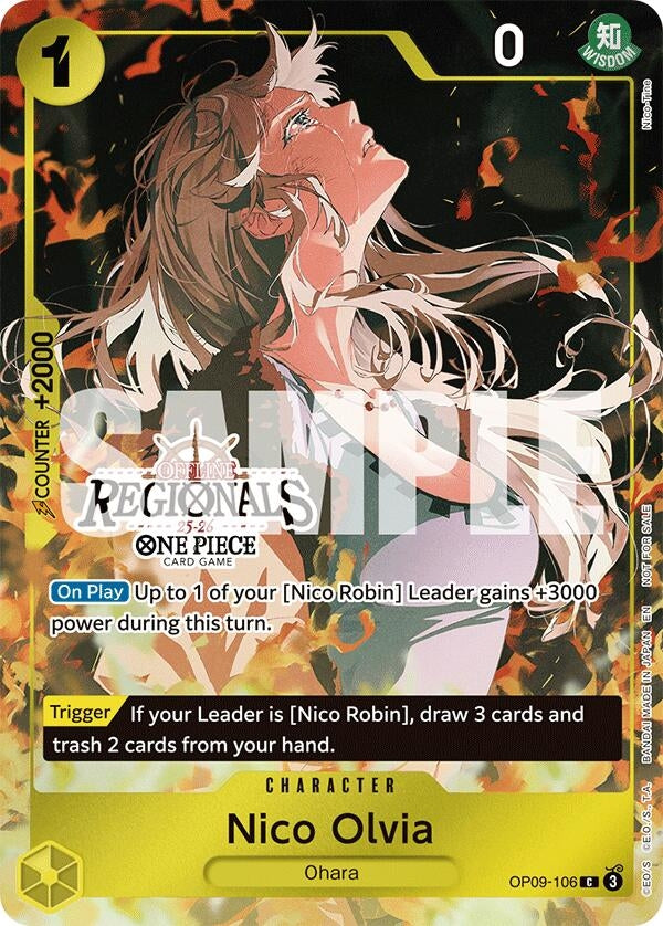 Image for Nico Olvia (Offline Regional Participation Pack 2025 Vol.1) (OP09-106) (One Piece Promotion Cards) - One Piece Card Game
