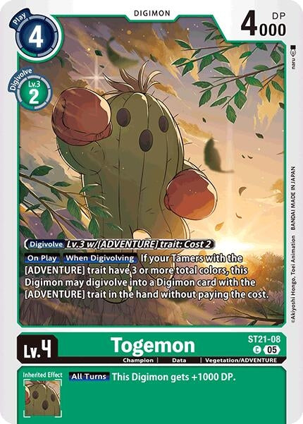 Image for Togemon (ST21-08 C) (Starter Deck 21: Hero of Hope) - Digimon Card Game