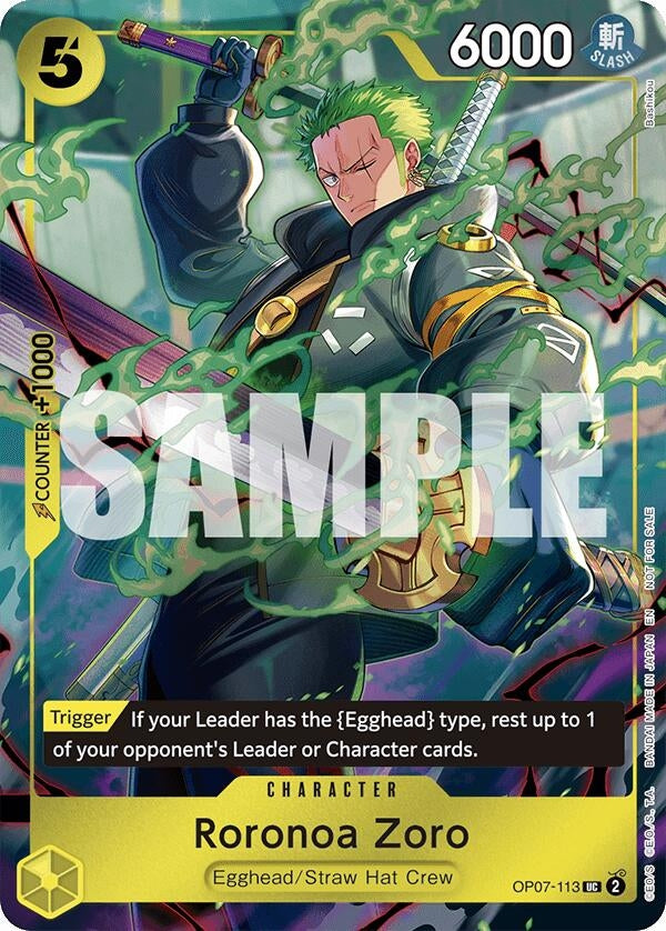 Image for Roronoa Zoro (One Piece Day Dallas 2025) (OP07-113) (One Piece Promotion Cards) - One Piece Card Game