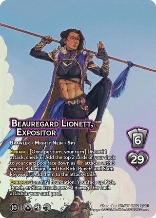 Image for Beauregard Lionett, Expositor (Alternate Art) (2/211) (Critical Role: Heroes of Exandria) - UniVersus