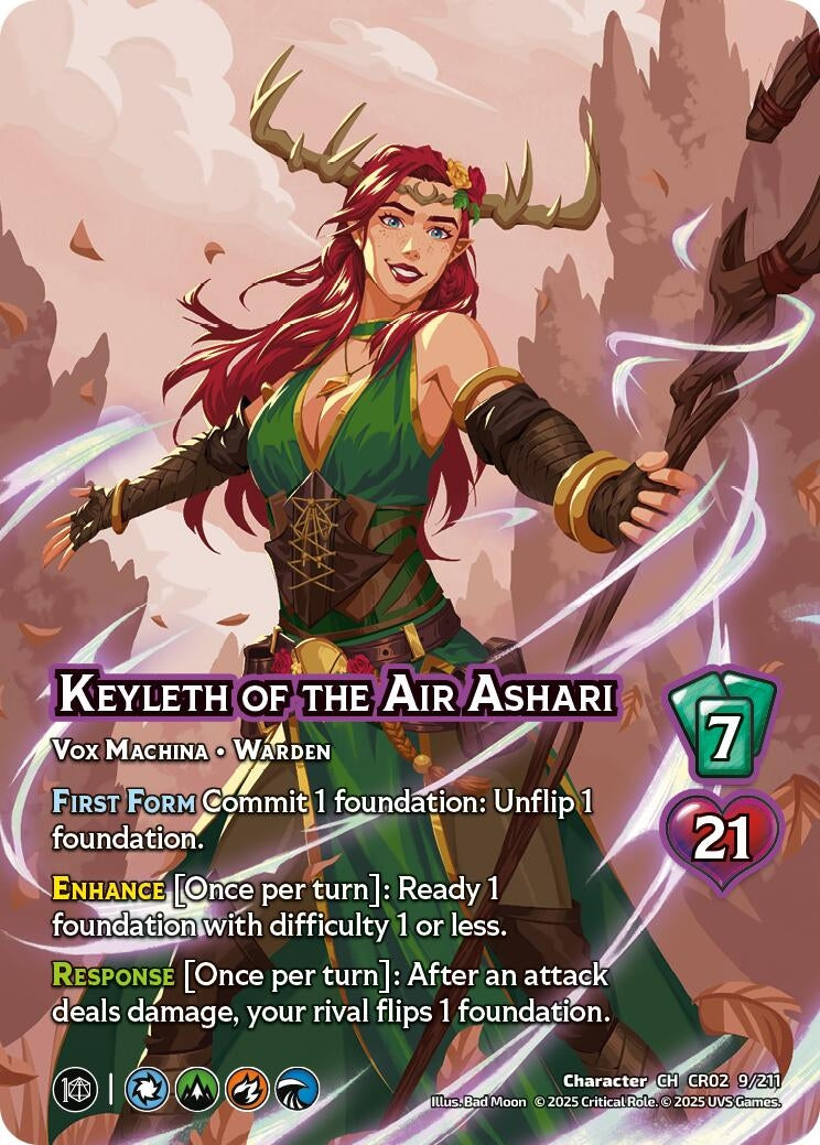 Image for Keyleth of the Air Ashari (9/211) (Critical Role: Heroes of Exandria) - UniVersus
