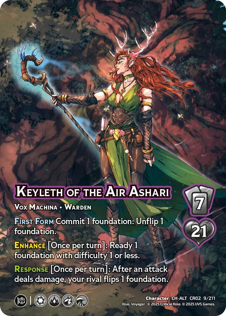Image for Keyleth of the Air Ashari (Alternate Art) (9/211) (Critical Role: Heroes of Exandria) - UniVersus