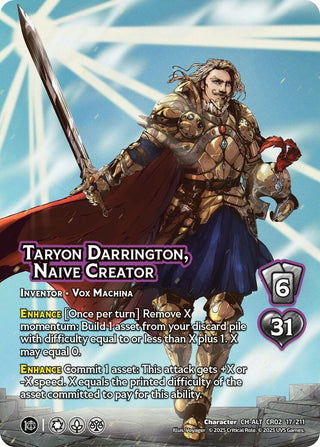 Image for Taryon Darrington, Naive Creator (Alternate Art) (17/211) (Critical Role: Heroes of Exandria) - UniVersus