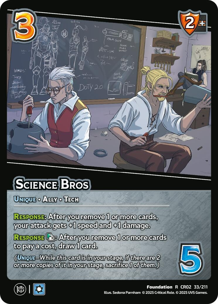 Image for Science Bros (33/211) (Critical Role: Heroes of Exandria) - UniVersus