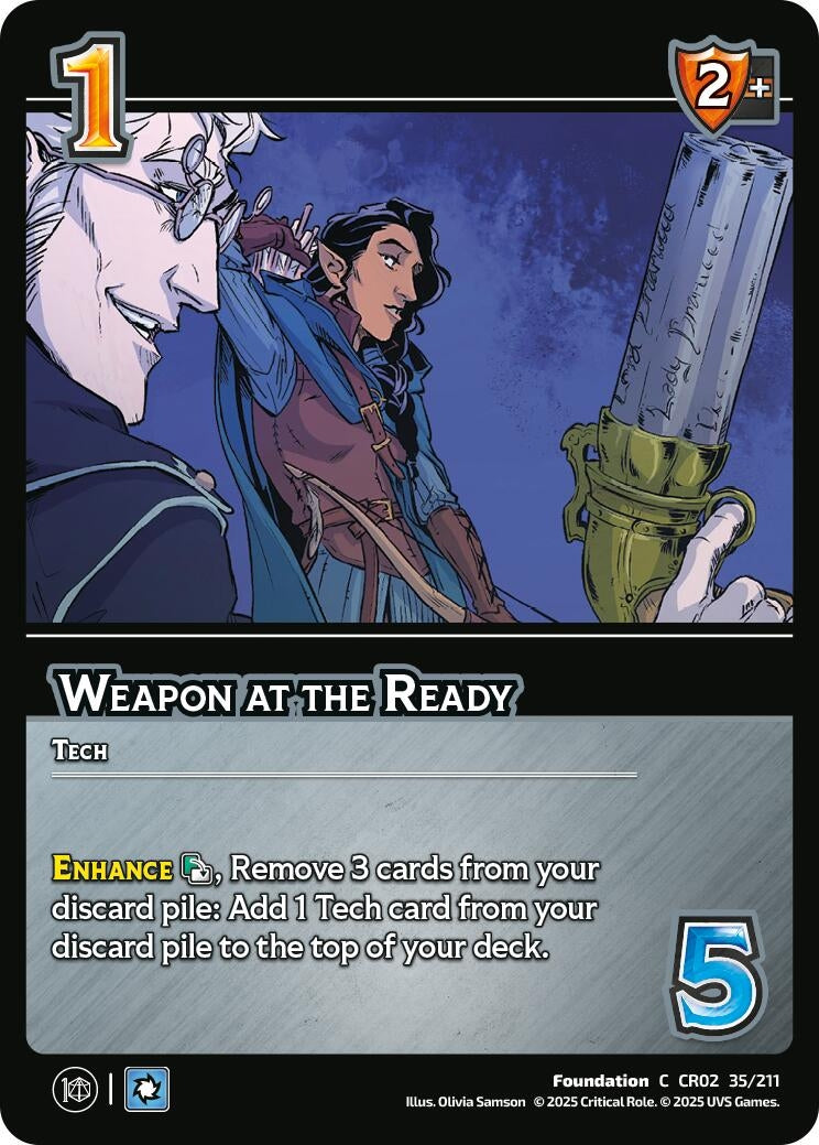 Image for Weapon at the Ready (35/211) (Critical Role: Heroes of Exandria) - UniVersus