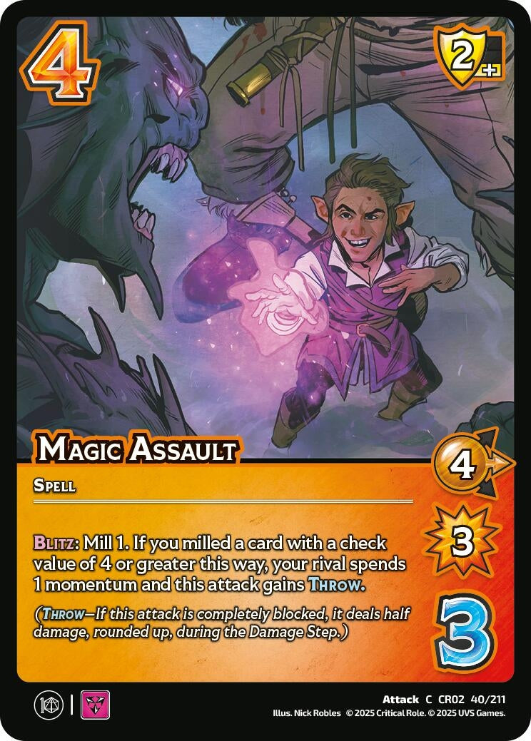 Image for Magic Assault (40/211) (Critical Role: Heroes of Exandria) - UniVersus