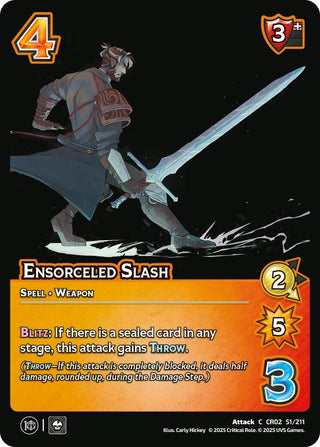 Image for Ensorceled Slash (51/211) (Critical Role: Heroes of Exandria) - UniVersus