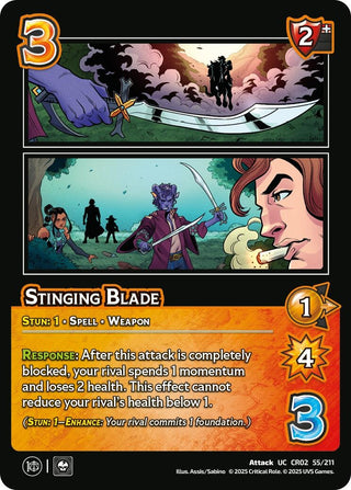 Image for Stinging Blade (55/211) (Critical Role: Heroes of Exandria) - UniVersus