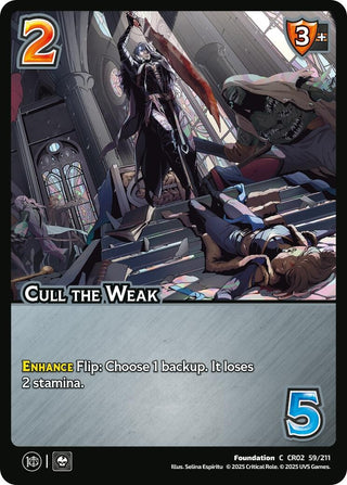 Image for Cull the Weak (59/211) (Critical Role: Heroes of Exandria) - UniVersus