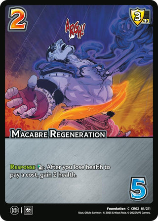 Image for Macabre Regeneration (61/211) (Critical Role: Heroes of Exandria) - UniVersus