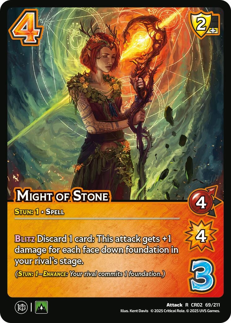 Image for Might of Stone (69/211) (Critical Role: Heroes of Exandria) - UniVersus