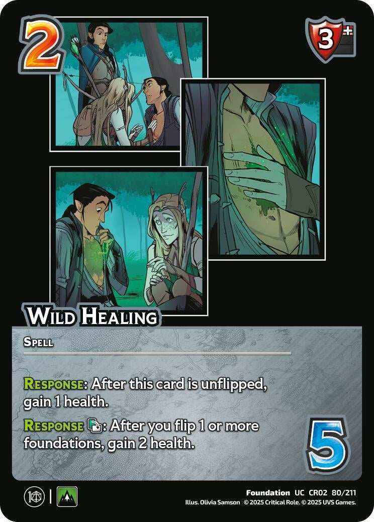 Image for Wild Healing (80/211) (Critical Role: Heroes of Exandria) - UniVersus