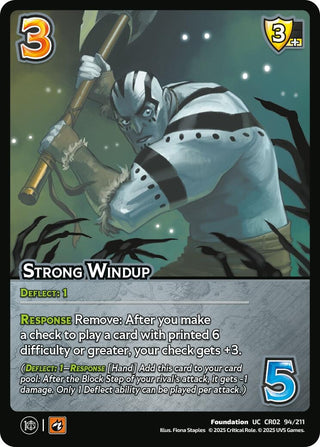 Image for Strong Windup (94/211) (Critical Role: Heroes of Exandria) - UniVersus