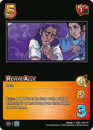 Image for Revive Ally (102/211) (Critical Role: Heroes of Exandria) - UniVersus