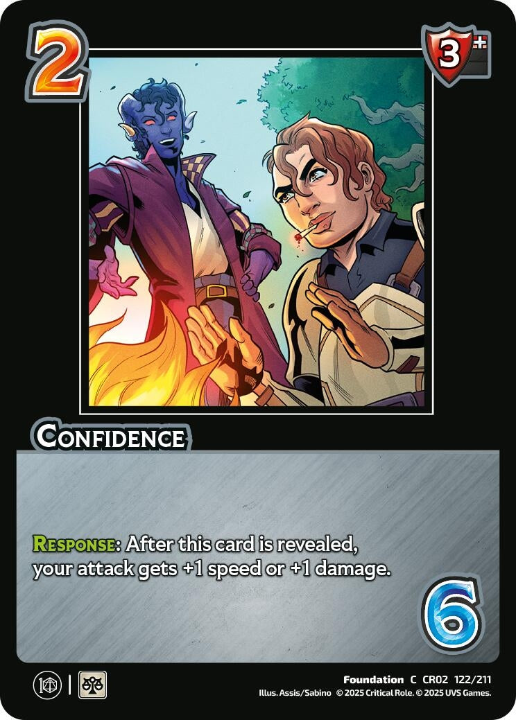 Image for Confidence (122/211) (Critical Role: Heroes of Exandria) - UniVersus