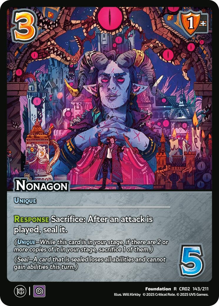 Image for Nonagon (143/211) (Critical Role: Heroes of Exandria) - UniVersus
