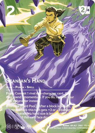 Image for Scanlan's Hand (Alternate Art) (175/211) (Critical Role: Heroes of Exandria) - UniVersus