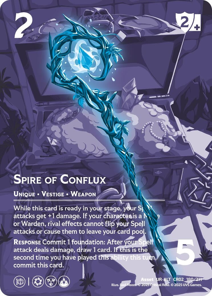 Image for Spire of Conflux (Alternate Art) (180/211) (Critical Role: Heroes of Exandria) - UniVersus
